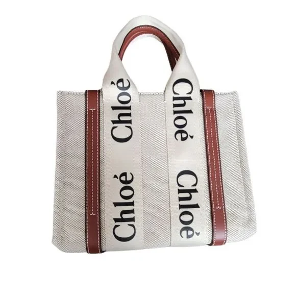 Chloé Woody Small Tote Handbag - Picture 3 of 17